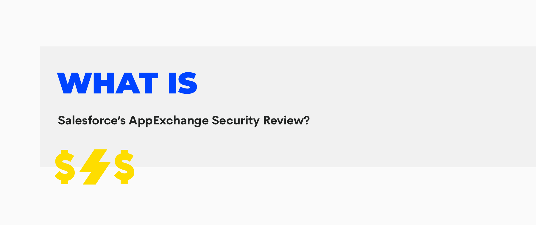 salesforce appexchange security review